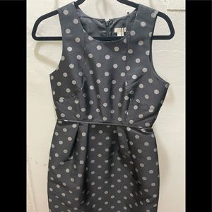 Polka dot midi dress
